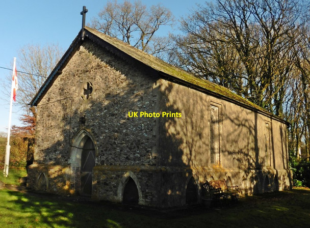 Photo 6"x4" Wolford Chapel Highwood\/ST1406 c2017