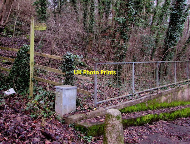 Photo 6"x4" Bridleway signpost, Dan y Graig, Risca Risca c2017