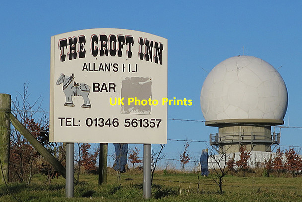 Photo 6"x4" Inn Sign Upper Boyndlie c2017