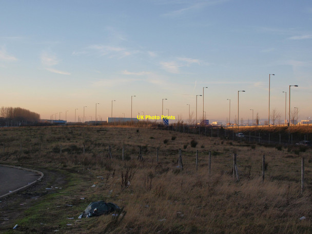 Photo 6"x4" Disused land between the railway and motorway Rutherglen c2017