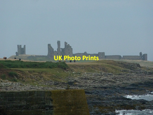 Photo 6"x4" Dunstanburgh Castle from Craster Craster c2016