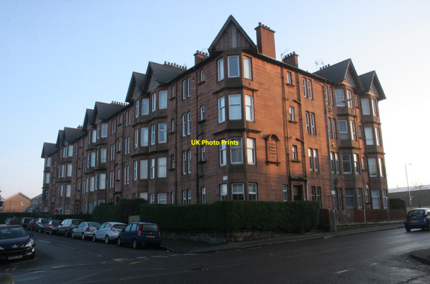 Photo 6"x4" Tenements on Fulton Street at Linden Place Temple\/NS5469 c2017