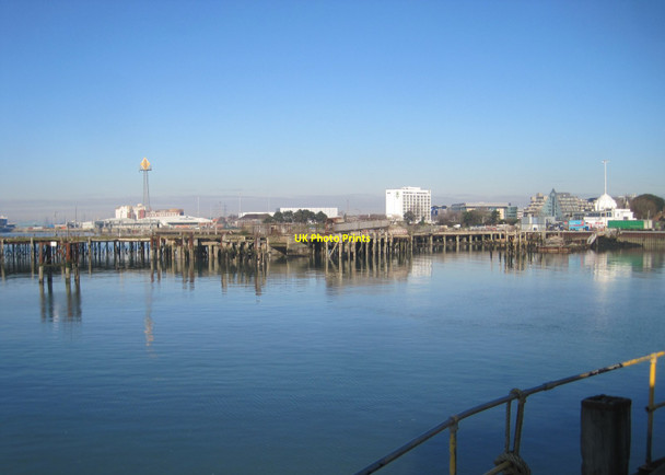 Photo 6"x4" Southampton Royal Pier railway station (site), Hampshire Ocean Village c2017