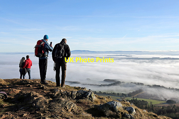 Photo 6"x4" At the summit of Eildon Mid Hill Melrose\/NT5434 c2017