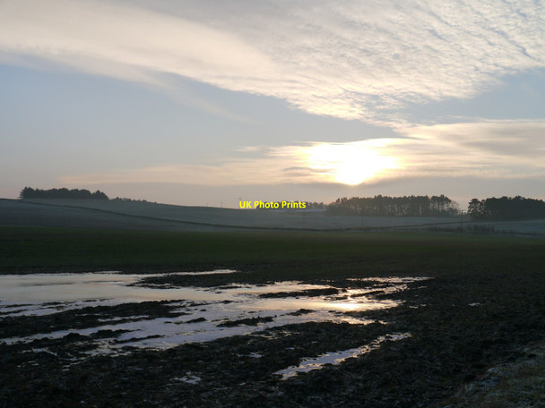 Photo 6"x4" The Rising Sun Near Duddo Duddo c2017