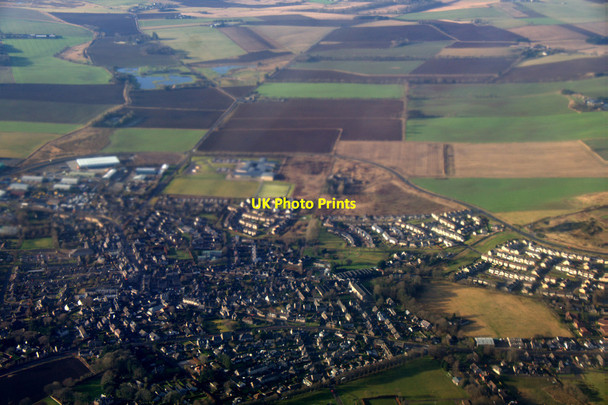 Photo 6"x4" Oldmeldrum from the air Oldmeldrum c2017