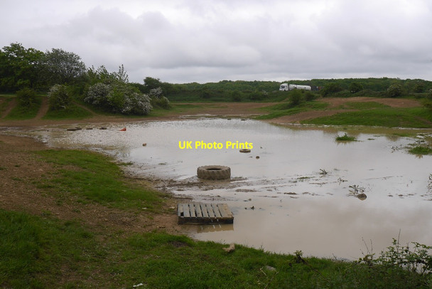 Photo 6"x4" Remains of a quarry Stretton\/SK9415 c2016