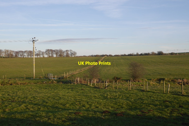 Photo 6"x4" Burnton Burn and fields Sinclairston c2017