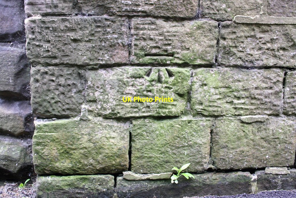Photo 6"x4" Benchmark on works building on Buslingthorpe Lane Leeds\/SE3034 c2016