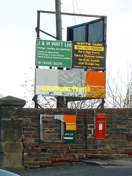 Photo 6"x4" Signs for Watt's Yard, London Road Carlisle c2007
