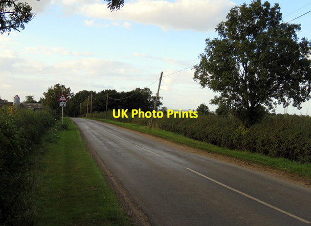 Photo 6"x4" Nottingham Lane northwards Old Dalby c2016