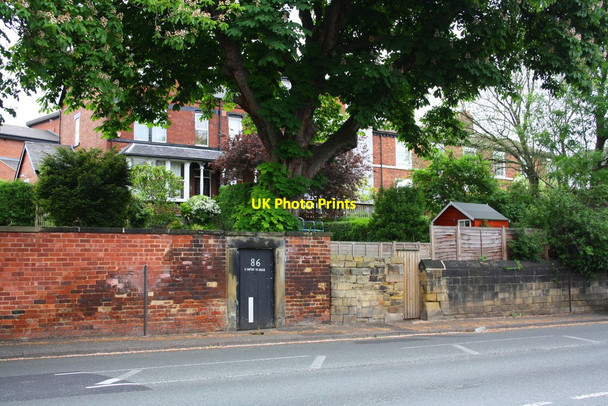 Photo 6"x4" Roadside wall of houses on Potternewton Lane Leeds\/SE3034 c2016