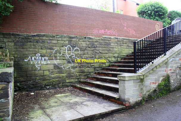 Photo 6"x4" Steps from woodland path up to Delph Lane Leeds\/SE3034 c2016