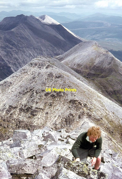 Photo 6"x4" Stob a' Choire Liath Mh\u00c3\u00b2r and Beinn Eighe Coireag Dubh M\u00f2r c1967