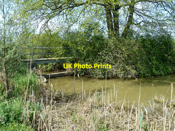 Photo 6"x4" Footbridge over stream Ellen's Green c2011