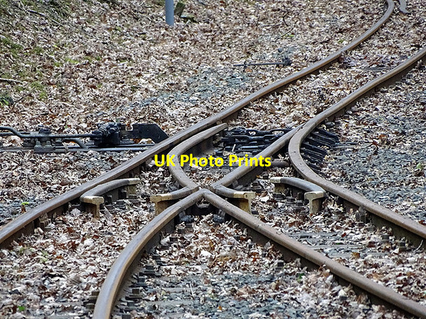 Photo 6"x4" Pointwork west of Aberffrwd station Aberffrwd\/SN6878 c2017