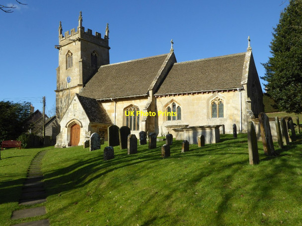 Photo 6"x4" Woolstone church Woolstone\/SO9630 c2017