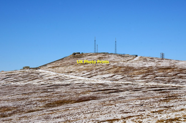 Photo 6"x4" The summit of Saxa Vord Kirkaton c2017