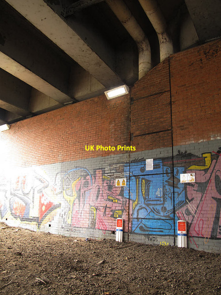 Photo 6"x4" Gas mains under the viaduct Leeds\/SE3034 c2016