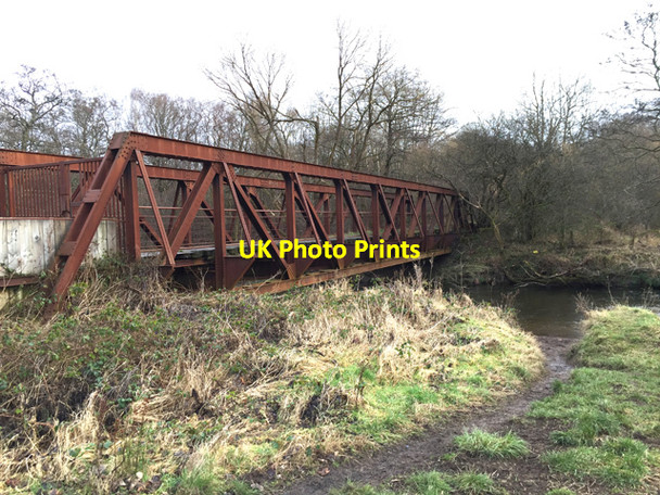 Photo 6"x4" Disused bridge over the River Devon Tillicoultry c2017