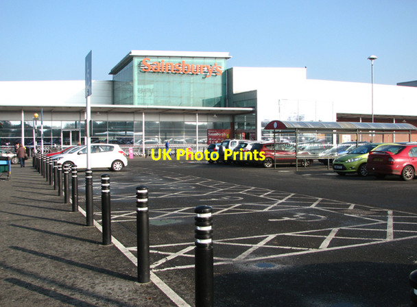 Photo 6"x4" Disabled parking at Sainsbury's Superstore Costessey Park c2017