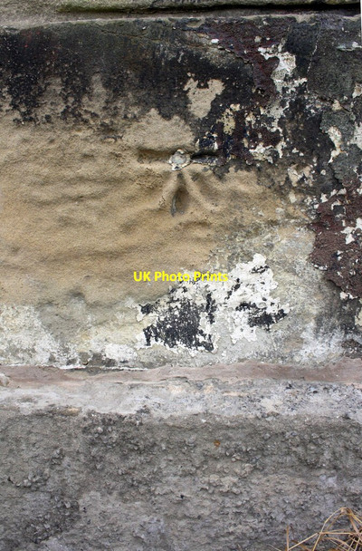 Photo 6"x4" Benchmark on the Darlington Railway Works Darlington c2016