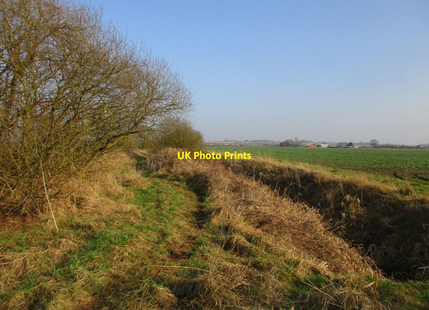 Photo 6"x4" West Common North Drain Messingham c2017