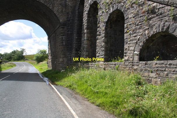 Photo 6"x4" Railway bridge taking S&C Railway over the A684 by Moorcock Cottages Garsdale Head c2016