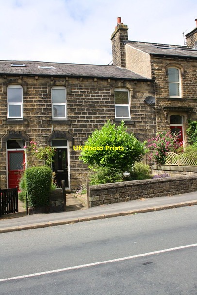 Photo 6"x4" Bolton Road houses Silsden c2016