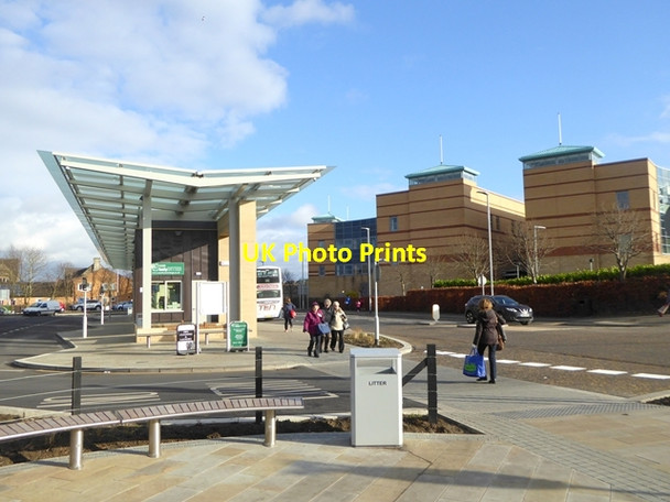 Photo 6"x4" Bus station and Hospital Hexham c2017