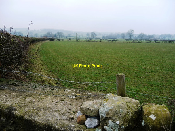 Photo 6"x4" Farmland south of Dalton Grange Dalton\/NZ1108 c2017