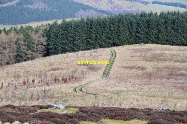 Photo 6"x4" Hill track on Charge Law Laverlaw c2017