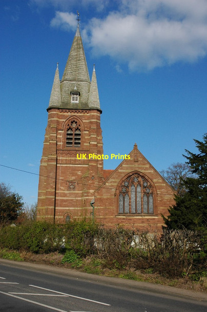 Photo 6"x4" Pulford church Lavister c2008