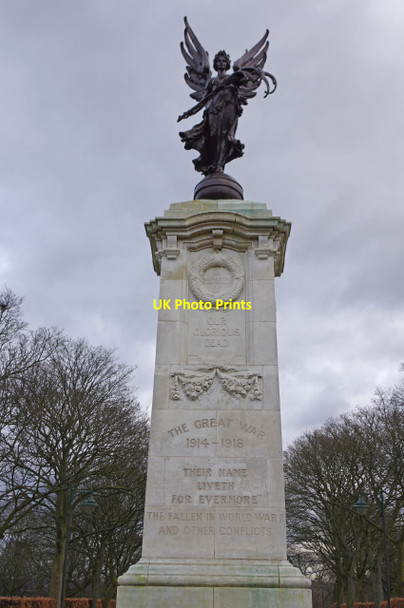 Photo 6"x4" Dartmouth Park War Memorial West Bromwich c2017