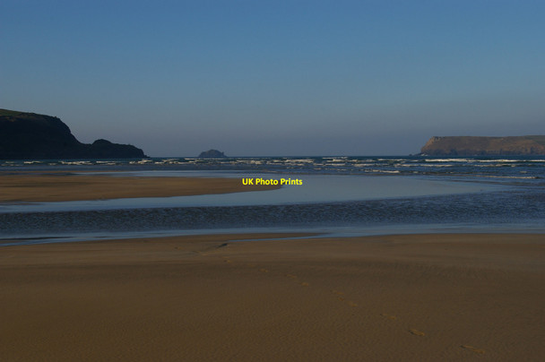Photo 6"x4" Mouth of River Camel, from exposed sandbank Padstow c2017