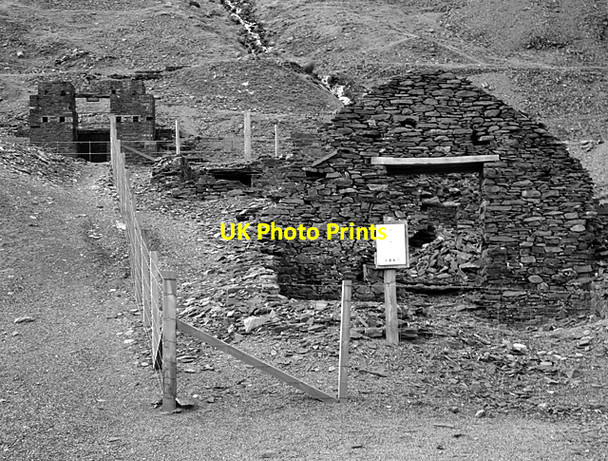 Photo 6"x4" Mine buildings, Cwm Ystwyth Cwmystwyth c2017