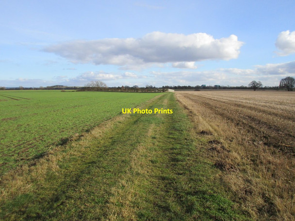 Photo 6"x4" Footpath to Holme on Spalding Moor Water End\/SE7838 c2017
