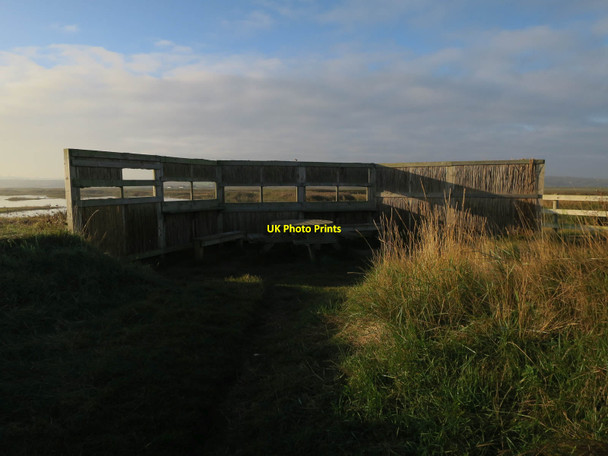 Photo 6"x4" North Scrape screen, Cley Marshes Newgate\/TG0543 c2016