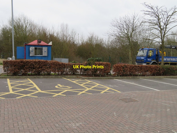 Photo 6"x4" Disabled parking at Wickes Basingstoke c2017
