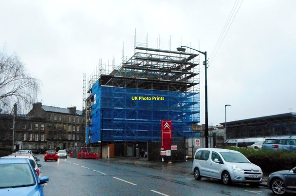 Photo 6"x4" Building under construction, Minerva Street Glasgow c2017