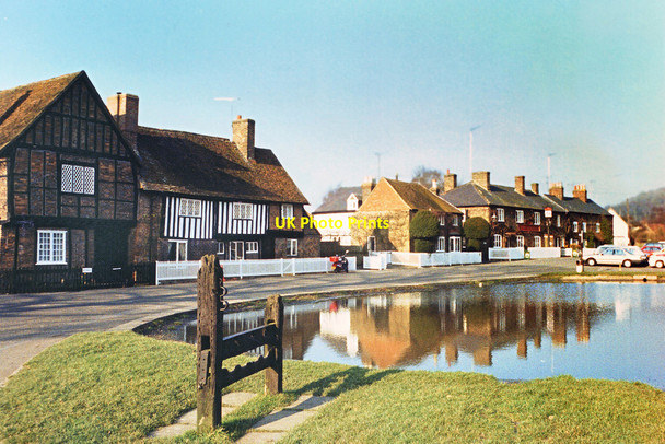 Photo 6"x4" Aldbury Pond, 1980s Aldbury c1988