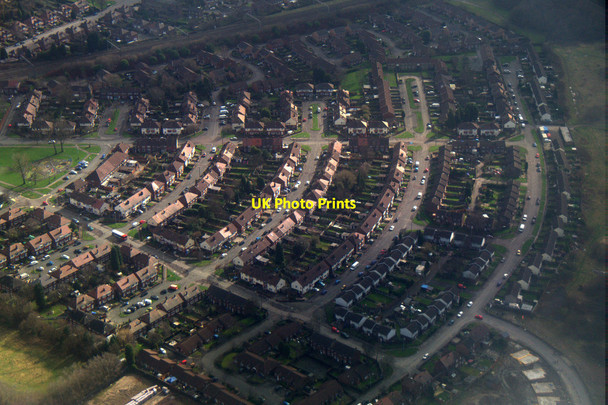 Photo 6"x4" Adswood, Stockport, from the air Cheadle\/SJ8688 c2017