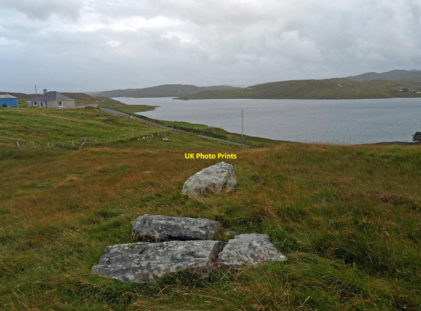 Photo 6"x4" Possible fallen standing stone, Circebost, Great Bernera\/Be\u00c3\u00a0rnaraigh Barraglom c2016