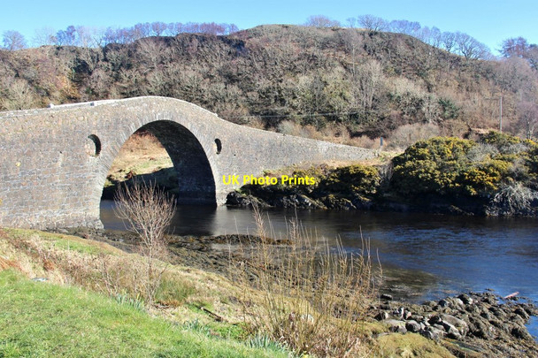 Photo 6"x4" Clachan Bridge - Bridge over the Atlantic Clachan-Seil c2017