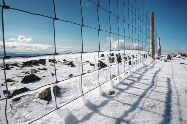 Photo 6"x4" Fence, Harter Fell Nan Bield Pass c2009
