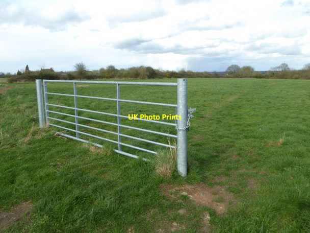 Photo 6"x4" Gate onto Stonehall Common Littleworth\/SO8849 c2017