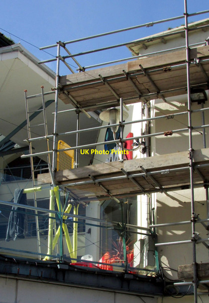Photo 6"x4" Maintenance work, Fleet Walk, Torquay Torquay c2017