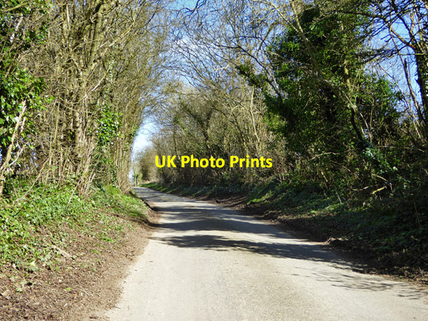 Photo 6"x4" Lane towards Ford Farmcote\/SP0628 c2017