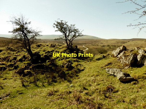 Photo 6"x4" Rugged landscape, Legnabrothy Moneygashel c2017