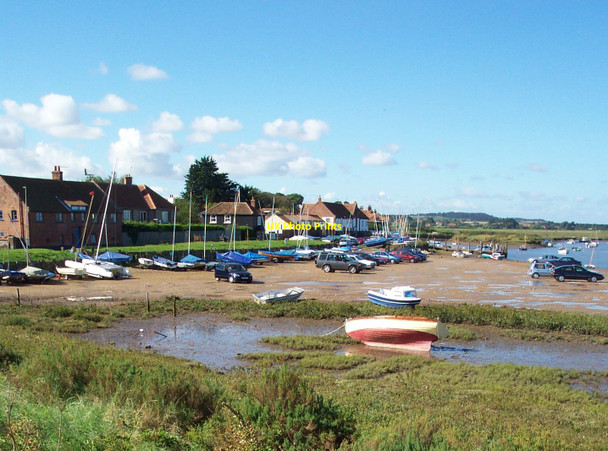 Photo 6"x4" Burnham Overy Staithe, Norfolk, England Burnham Overy Staithe c2004